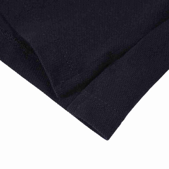 Miu Miu Women's Navy Blue Polo Collar Short-Sleeve T-Shirt - Picture 7 of 7